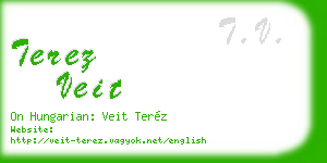 terez veit business card