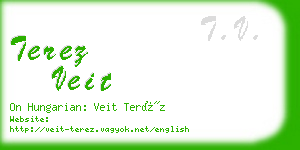 terez veit business card